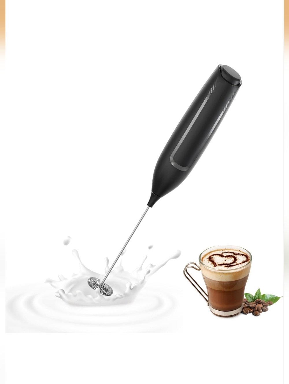*NWT* Milk Frother Handheld Battery Powered